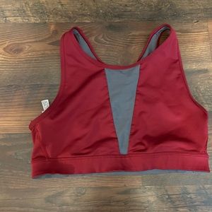 maroon Victoria’s secret sports bra size S